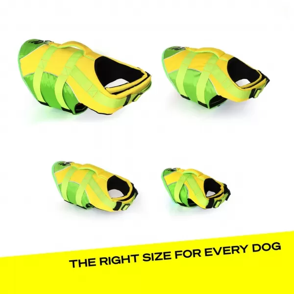  Vesta plovací RESTUBE pro psy GREEN/YELLOW 