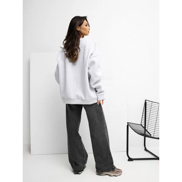  Dámská mikina RUE PARIS RV-BL-A1038.01P LIGHT GREY 