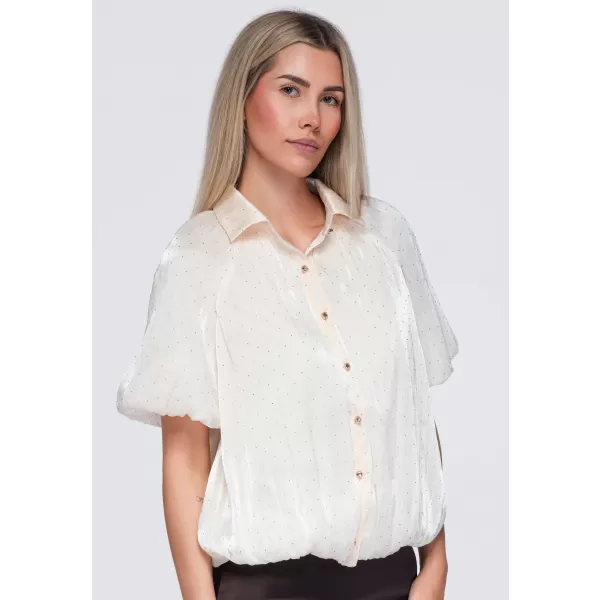  Dámská košile OMBRE OW-SH-E0068 BEIGE 