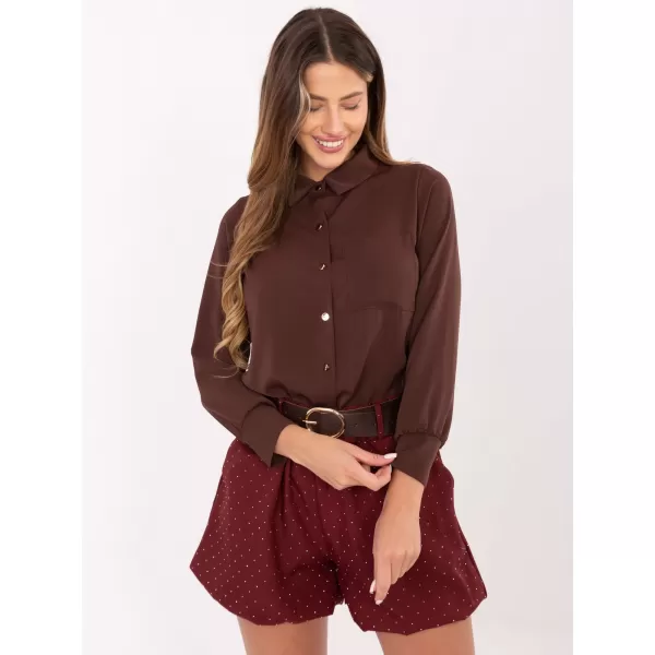  Dámská košile ITALY MODA MI-KS-4210.53 BROWN 