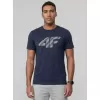 Pánské triko 4F 4FWMM00TTSHM3342 NAVY