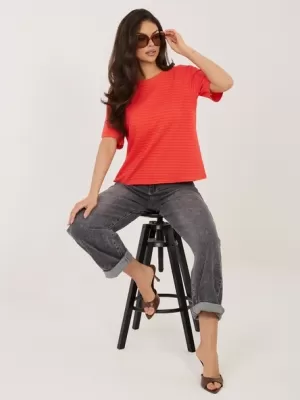 Dámské tričko RUE PARIS IT-TS-20881.85 FLUO PINK