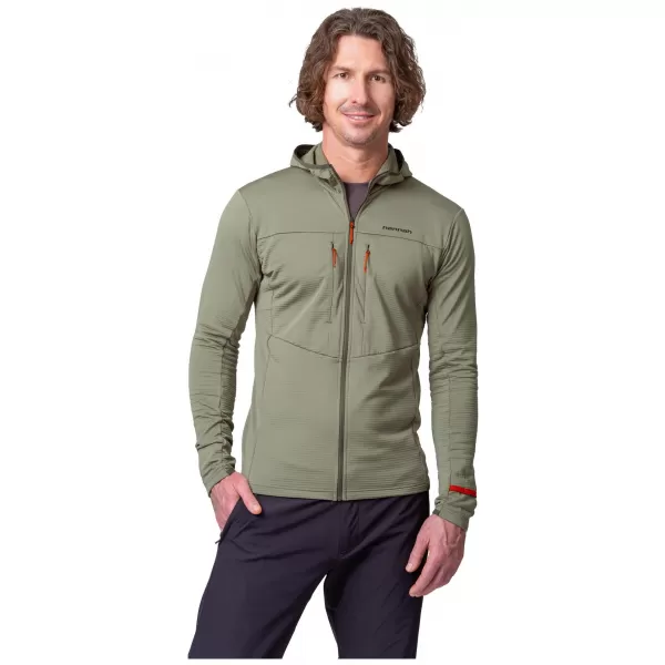  Pánská mikina HANNAH NIRON HOODY DEEP LICHEN GREEN 