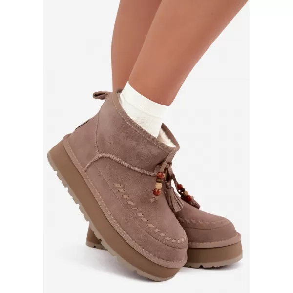  Dámské boty BIG STAR SHOES UU274679 BEIGE 