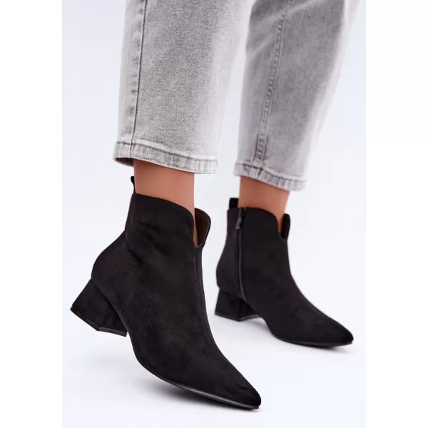  Dámské kotníkové boty BOTO D-334 BLACK 
