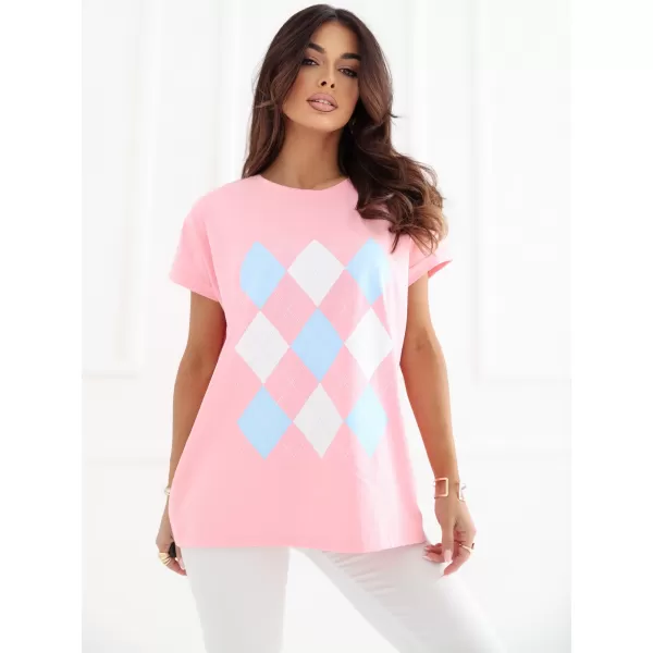  Dámské triko RELEVANCE RV-BZ-A1247.99 BRIGHT PINK 