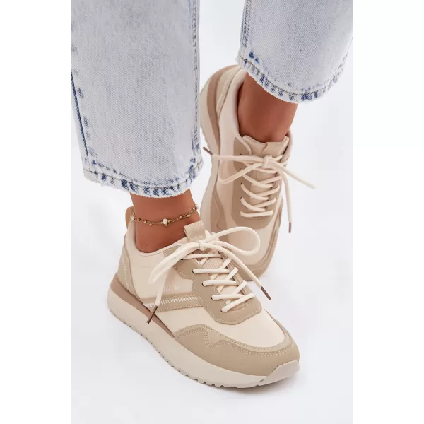  Dámské tenisky BIG STAR SHOES TT274278 BEIGE 