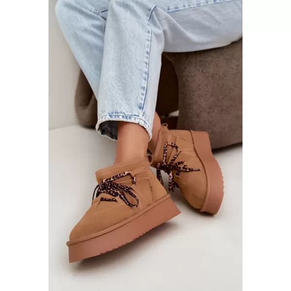  Dámské sněhule GOE UU2N4920 CAMEL 