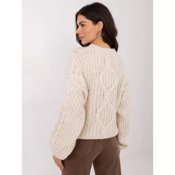  Dámský svetr FACTORY PRICE IN-SW-33831.25 LIGHT BEIGE 