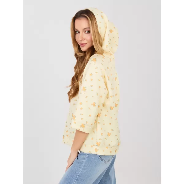 Dámská mikina ITALY MODA IT-BZ-22278.74 BRIGHT YELLOW 