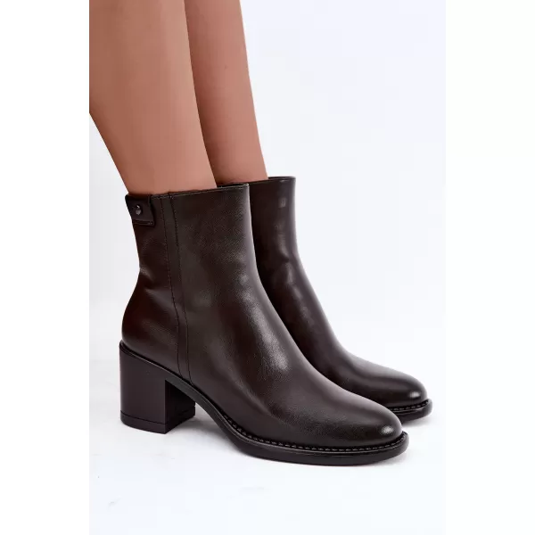  Dámské kozačky VINCEZA 58655 BROWN 