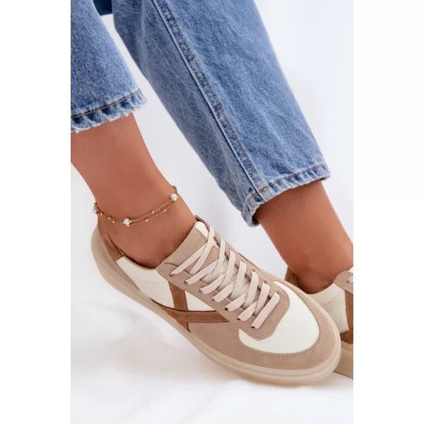  Dámské tenisky ZAZOO N1108S5/725/1098/771 BEIGE 