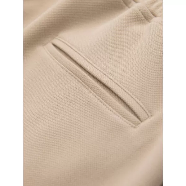  Pánské kraťasy OMBRE OM-SRSK-0124 BEIGE 