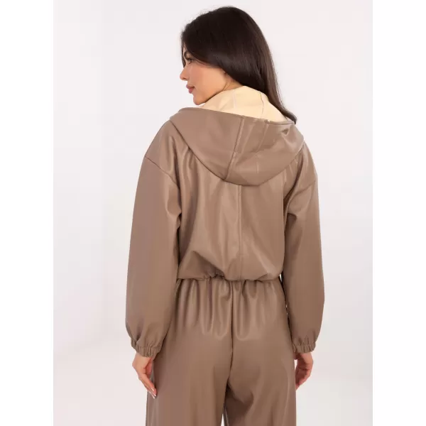  Dámská bunda RUE PARIS IT-KR-FL9729.15P DARK BEIGE 