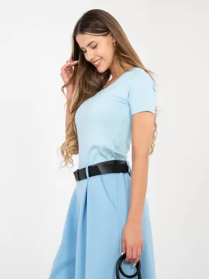 Dámské triko RUE PARIS RV-BZ-A1191.77 LIGHT BLUE