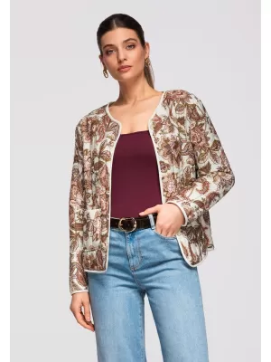 Dámská bunda LARICA OW-JALP-0127 KHAKI/BEIGE