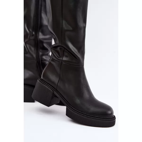 Dámské kozačky D&A MR62-9051 BLACK 