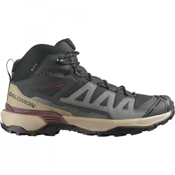  Pánské boty SALOMON X ULTRA 360 MID GORE-TEX L47743300 PHANTOM/DESERT TAN/RUM RAISIN 