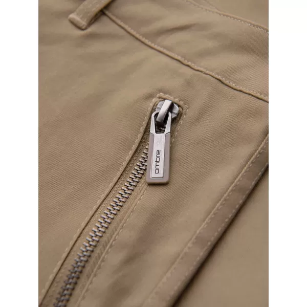  Pánské kalhoty OMBRE P1517 KHAKI 