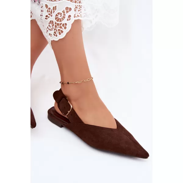  Dámské baleríny BOTO 9755 BROWN 
