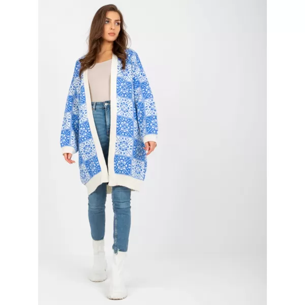  Dámský svetr RUE PARIS LC-SW-0301.45P WHITE-BLUE 