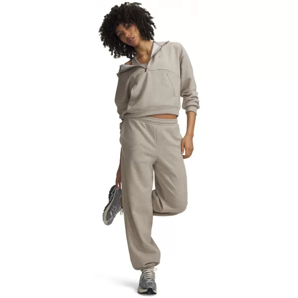  Dámské tepláky UNDER ARMOUR ICON FLC GYM PANT 6013546-205 HNĚDÁ 