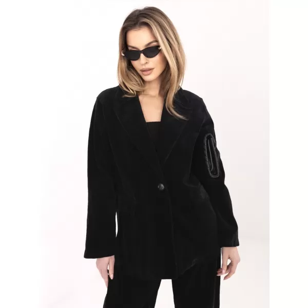  Dámská bunda RUE PARIS IT-MA-FL9958.90 BLACK 