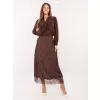 Dámská sukně RUE PARIS MI-SD-4213.52 BROWN