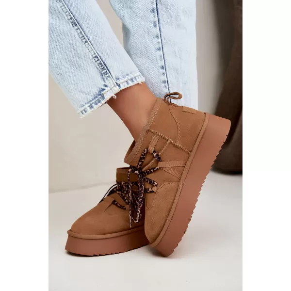  Dámské sněhule GOE UU2N4920 CAMEL 