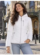 Dámská zimní bunda ALTISPORT IVORY BÍLÁ