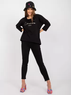 Dámská halenka RELEVANCE RV-BZ-7767.99 NOIRE