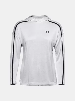 Dámská mikina UNDER ARMOUR TECH TWIST GRAPHIC HOODIE 1351977-014 ŠEDÁ