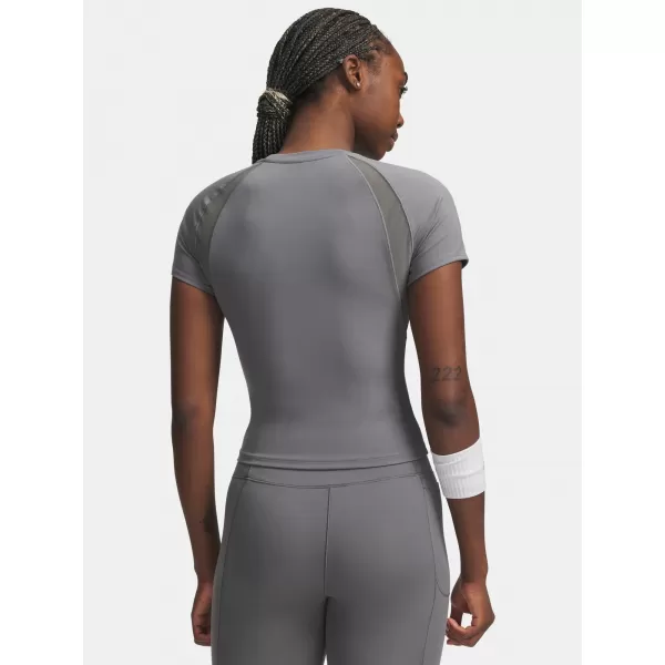  Dámské triko UNDER ARMOUR MOTION MESH SS 6011045-709 ZELENÁ 