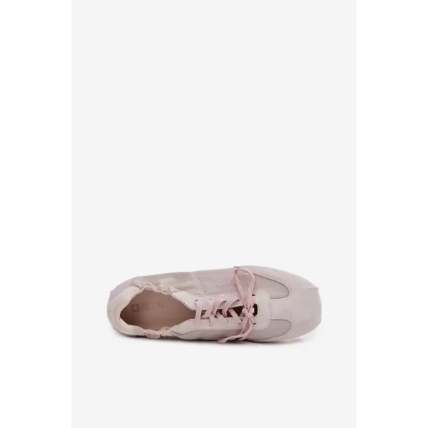  Dámské tenisky BIG STAR SHOES TT274599 BEIGE 