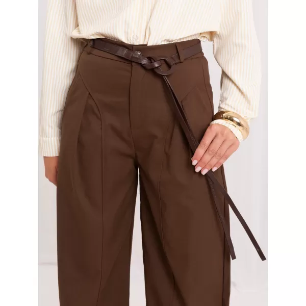  Dámské kalhoty ITALY MODA IR-SP-YV054B.24 BROWN 