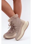 Dámské sněhule BIG STAR SHOES UU274221 BEIGE