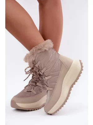 Dámské sněhule BIG STAR SHOES UU274221 BEIGE