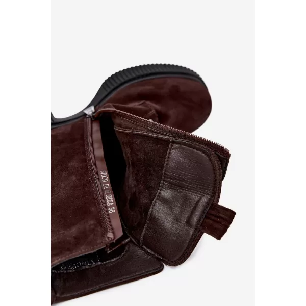  Dámské kotníkové boty VINCEZA 67009 BROWN 