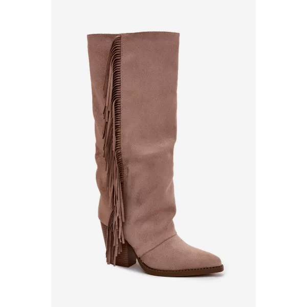  Dámské boty BOTO LQ-161/KL-161 KHAKI 