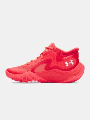 Boty UNDER ARMOUR UA GS JET '25 6001587-713 ČERVENÁ