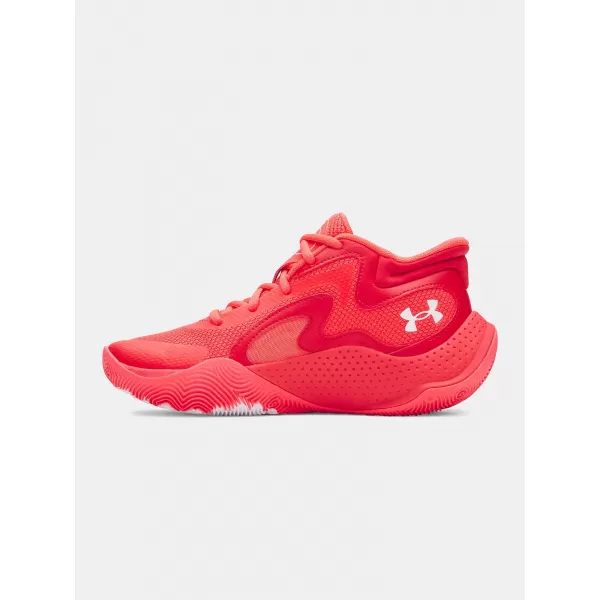 Boty UNDER ARMOUR UA GS JET '25 6001587-713 ČERVENÁ 