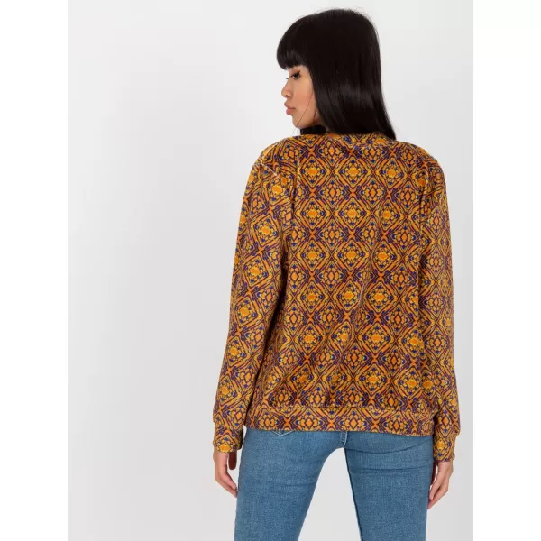  Dámská mikina RUE PARIS RV-BL-8185.86 DARK YELLOW 