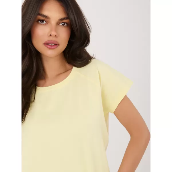  Dámské triko RUE PARIS RV-BZ-8837.67 BRIGHT YELLOW 