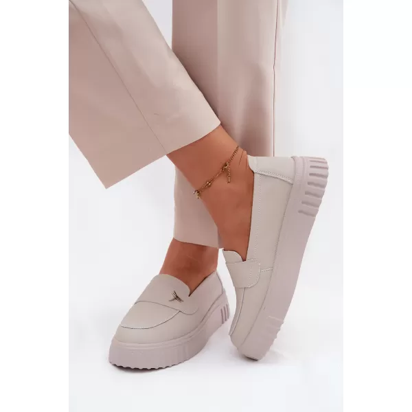  Dámské polobotky VINCEZA 93218 BEIGE 