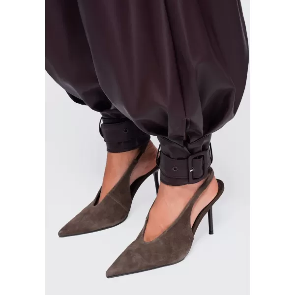  Dámské kalhoty OMBRE OW-PA-E0022 BURGUNDY 