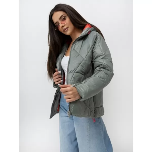  Dámská bunda SUBLEVEL D50048X44517A1 KHAKI 