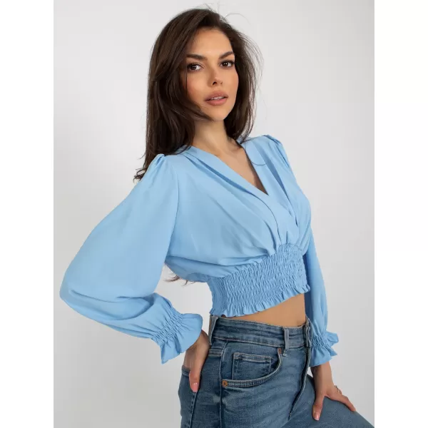  Dámská halenka ITALY MODA DHJ-BZ-13866.92P LIGHT BLUE 