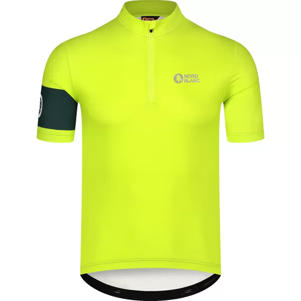  Pánský cyklo dres NORDBLANC CAMEL NBSMF8079 ZELENÁ 