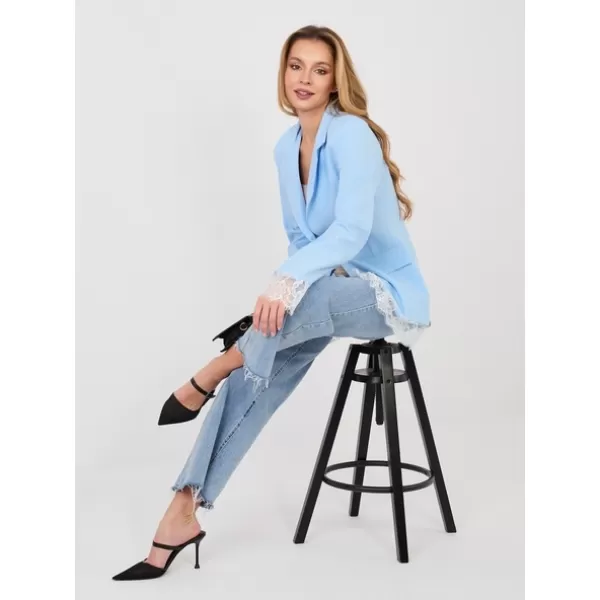  Dámská bunda FACTORY PRICE IT-MA-60155.12 LIGHT BLUE 