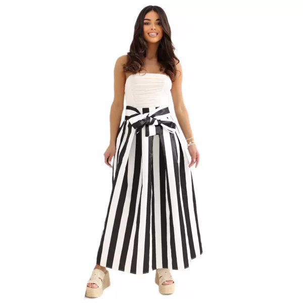 Dámská sukně FACTORY PRICE IT-SD-97576-1.18P WHITE/BLACK 